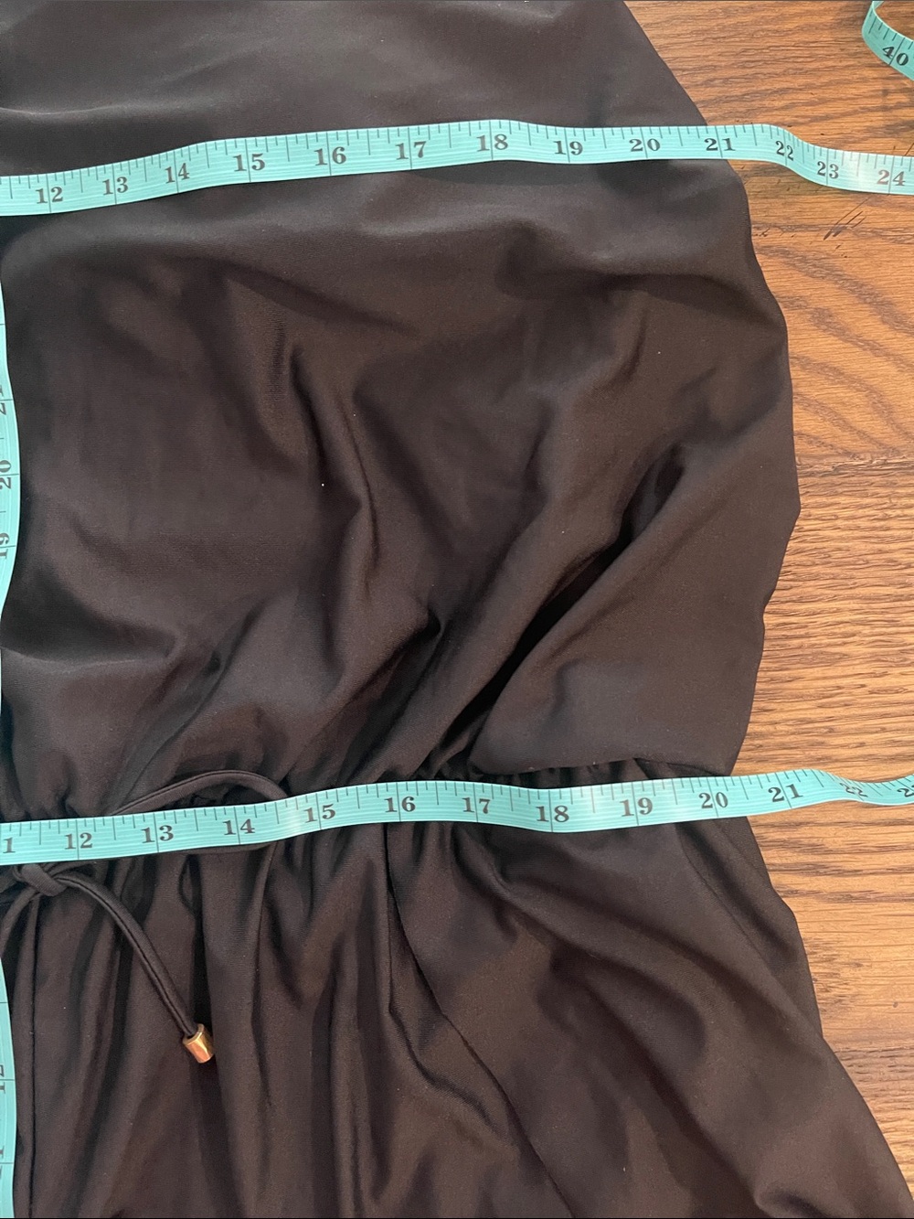 Time and Tru Black Women’s Swim Romper NWOT 1X - Picture 6 of 12